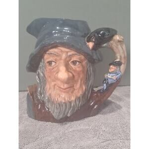 Royal Doulton Rip Van Winkle D6438 Large Character Jug 1954 Made England 7.5in